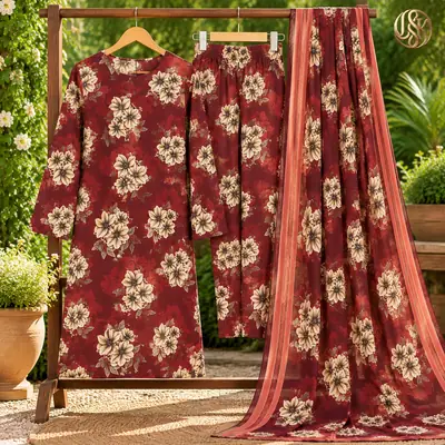 Olleza Women Khaddar - 3pcs - OSK09
