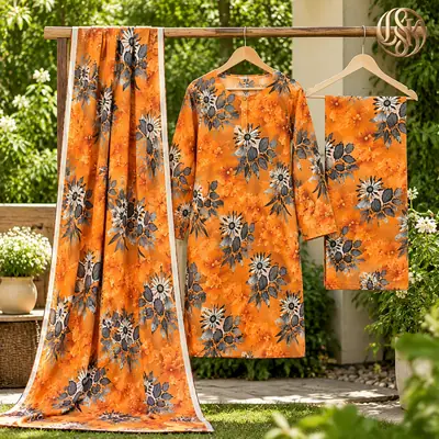 Olleza Women Khaddar - 3pcs - OSK02