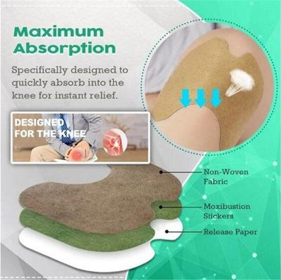 Premium Knee Pain Relief Patch Green Non-Woven Pakistan thumbnail 5