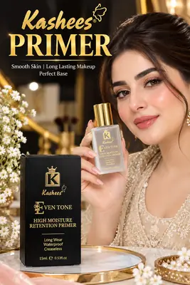 Kashees Matte And Poreless Foundation Primer,15ml
