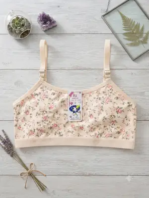 Summer Stuff Soft Printed Bra For Teenagers, Lightweight & Comfortable, 1 pc thumbnail 2