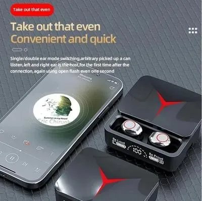 M90 Pro Earbuds Bluetooth 5.3 with Charging Case thumbnail 4