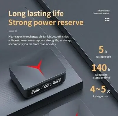 M90 Pro Earbuds Bluetooth 5.3 with Charging Case thumbnail 5
