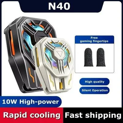 N40 10W Cooling Mobile Phone Radiator Black White