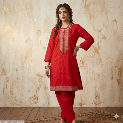2 Pcs Women's Stitched Arabic Lawn Embroidered Shirt And Trouser