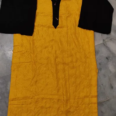 1 Pc Women's Stitched Arabic Lawn Embroidered Shirt thumbnail 2