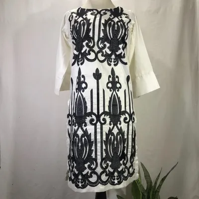 1 Pc Women's Stitched Arabic Lawn Embroidered Shirt thumbnail 2