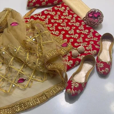 3 Pcs Women's Unstitched Embroidered Suit thumbnail 2
