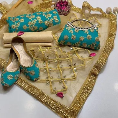 3 Pcs Women's Unstitched Embroidered Suit thumbnail 2