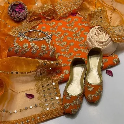 3 Pcs Women's Unstitched Embroidered Suit thumbnail 2