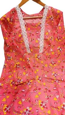 Stylish Women's Stitched Printed Shirt And Trouser Set - 2 Pcs thumbnail 2