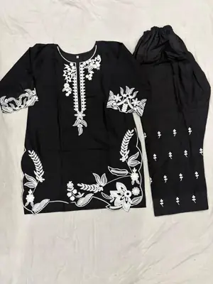3 Pcs Women's Stitched Lawn Embroidered Suit thumbnail 6