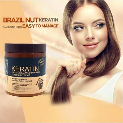 Brazil Nut Keratin Hair Mask for Frizzy Hair Repair
