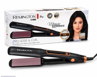 Remington Pro S-890 Hair Straightener & Curler Ceramic Coated Plates