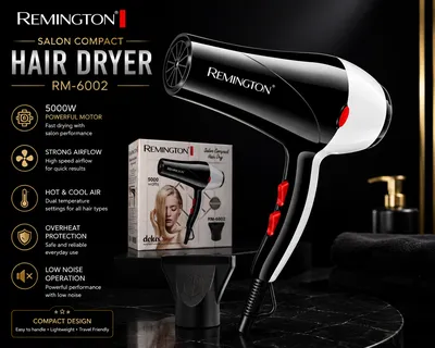 Salon Compact Hair Dryer RM-6002 thumbnail 9
