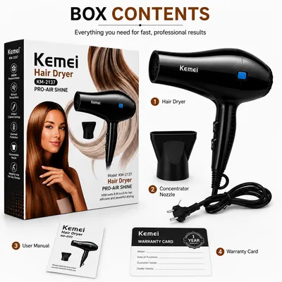 Professional Hair Dryer KM-2137 thumbnail 5
