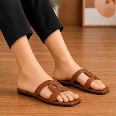 Stylish Transparent Flat - 067- Mustard thumbnail 2