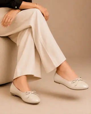 Stylish Ballerina Pumps - 074 - Fawn  thumbnail 2