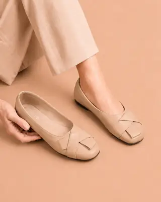 Grace Bow Pumps - 076 - Fawn thumbnail 1