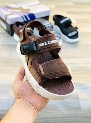Men's Brown Rexine Casual Sandals Size 6-11 thumbnail 2