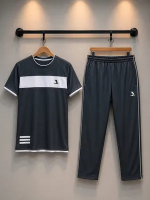 2 Pcs Boy's Dri-Fit Plain Tracksuit thumbnail 3