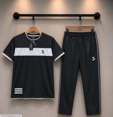 2 Pcs Boy's Dri-Fit Plain Tracksuit thumbnail 1