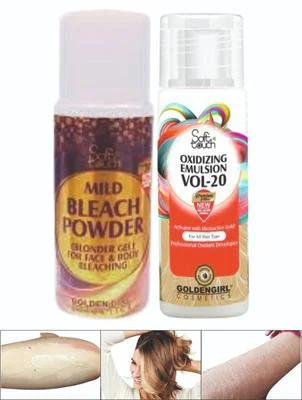 Bleach Powder Mild And Oxidizing Emulsion 20 Vol - Pack Of 2