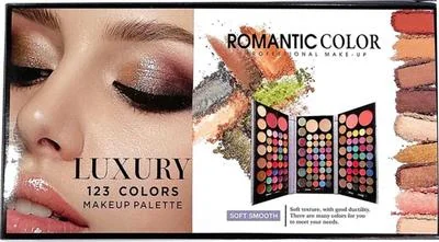 Multicolor Matte And Glitter Eyeshadow Palette - Long Lasting Makeup 1 Pcs