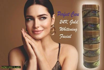 24K Gold Whitening Facial, Pack Of 5 thumbnail 4