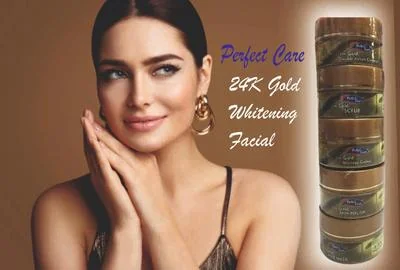 24K Gold Whitening Facial, Pack Of 5
