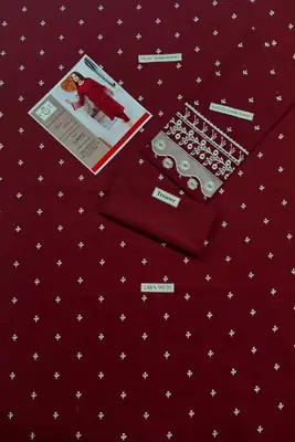 2 Pcs Women's Unstitched Embroidered Suit thumbnail 2