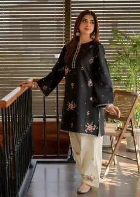 2 Pcs Women's Unstitched Embroidered Suit
