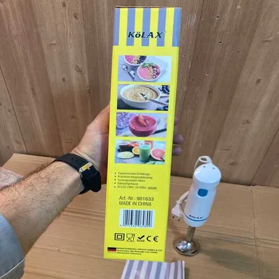 Electric Hand Blender 300W Stainless Steel Blades Multicolor thumbnail 8