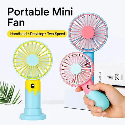 Easy To Use Rechargeable Fan Ultra-Portable Design thumbnail 2