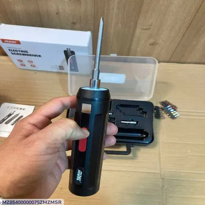 Electric Screwdriver Set Black 23Pcs ABS thumbnail 1