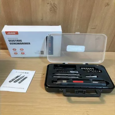 Electric Screwdriver Set Black 23Pcs ABS thumbnail 3
