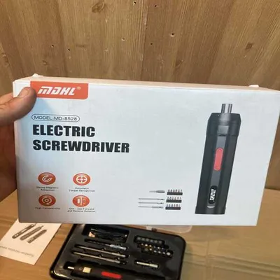 Electric Screwdriver Set Black 23Pcs ABS thumbnail 7