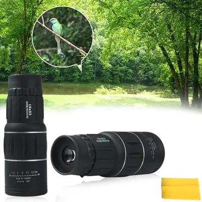 Bushnell Monocular Image Magnification 16X Objective Lens Diameter 52mm Focus System Eyepiece System Rotating Around Prism System Roof Eye relief 18mm Exit Pupil 5.2mm Field of view 22 degree thumbnail 2