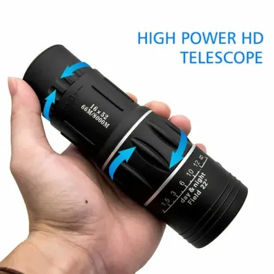 Bushnell Monocular Image Magnification 16X Objective Lens Diameter 52mm Focus System Eyepiece System Rotating Around Prism System Roof Eye relief 18mm Exit Pupil 5.2mm Field of view 22 degree thumbnail 4