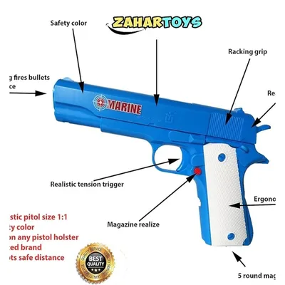 Boy's Plastic Toy Gun thumbnail 3