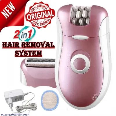 Maroon 2-in-1 Hair Removal Shaver for Women