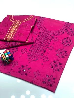Embroidered Dhaga Shirt with Color Change Design thumbnail 2