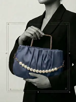 Women's PU Leather Plain Hand Bag