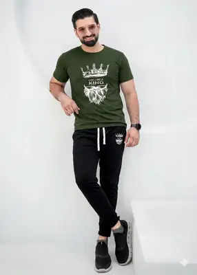 Men's Micro Printed Track Suit