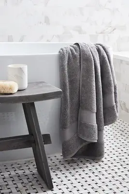 1 Pc Cotton Plain Bath Towel