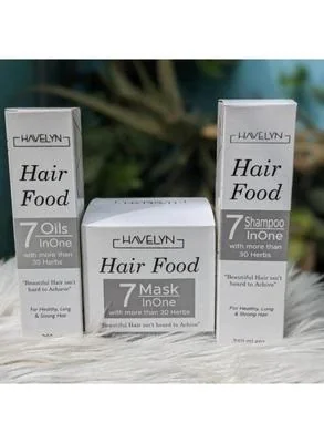 Hair Food 3 in 1 Bundle with 7 Oils & 30 Herbs