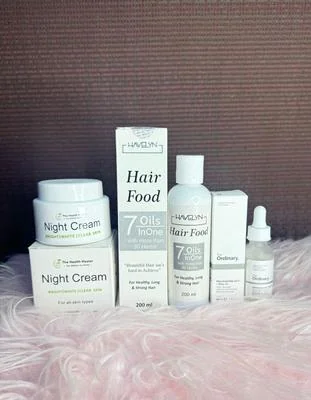 3 in 1 Hair & Skin Care Bundle with Niacinamide Serum