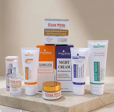Gluta White 5 in 1 Skincare Bundle