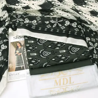 3 Pcs Women's Unstitched Digital Print Suit thumbnail 2
