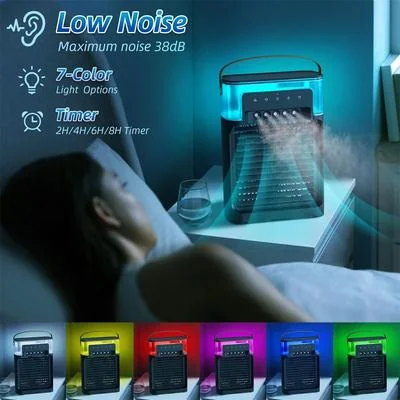 Mini Air Cooler USB Rechargeable White Portable thumbnail 9